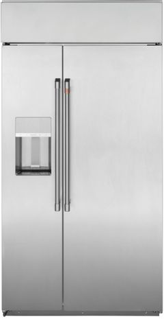 Café™ 24.5 Cu. Ft. Stainless Steel Built-In Side-by-Side Refrigerator