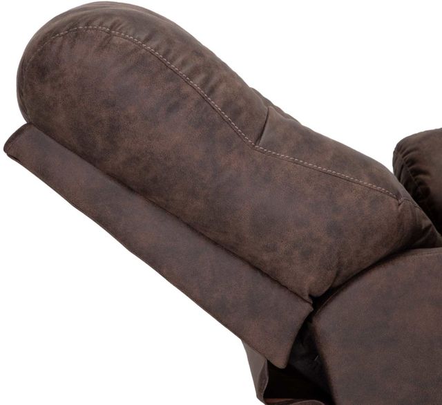 Connery Coffee Swivel Recliner-5