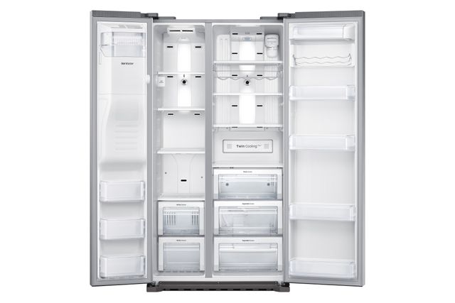 Samsung 22 Cu. Ft. Counter Depth Side-By-Side Refrigerator-Stainless Steel 1