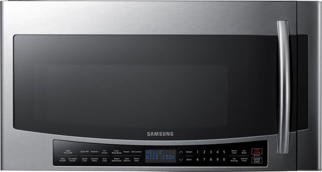 Samsung 1.7 Cu. Ft. Stainless Steel Over The Range Microwave
