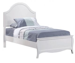 Coaster® Dominique White Twin Panel Bed