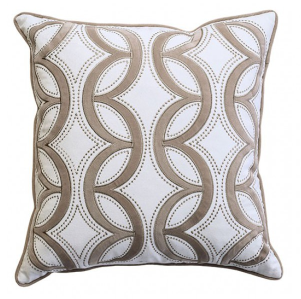 Furniture of America® Lati Latte Throw Pillows
