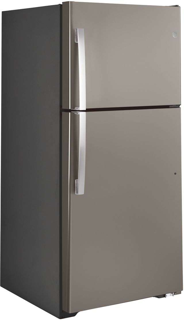 GE® 21.9 Cu. Ft. Stainless Steel Top Freezer Refrigerator 24