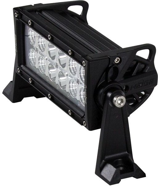 Heise® 8" Black 12 LED Dual Row Lightbar 1