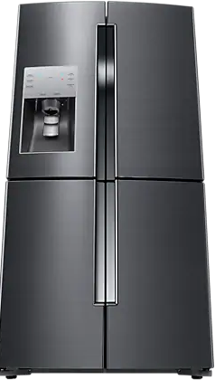Samsung 22.5 Cu. Ft. Black Stainless Steel French Door Refrigerator 2