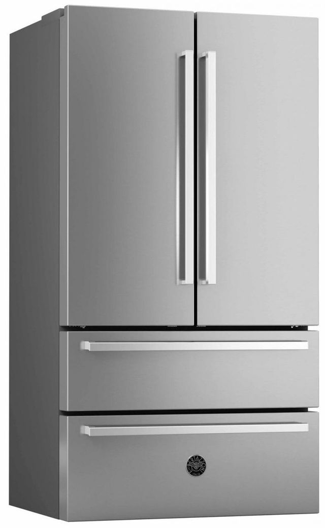 Bertazzoni Professional Series 36" Stainless Steel French Door Refrigerator Handle Kit-1