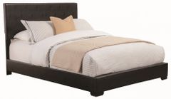 Coaster® Conner Dark Brown Queen Upholstered Bed