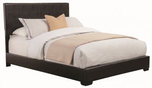 Coaster® Conner Dark Brown Queen Upholstered Bed