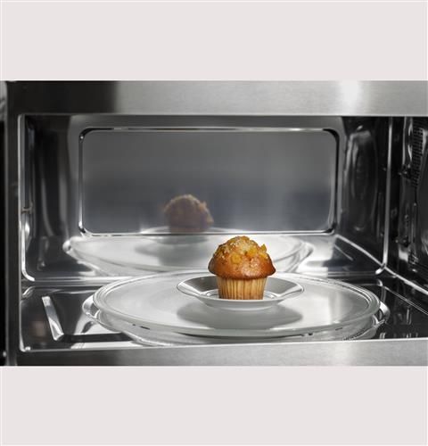 GE Profile™ 1.7 Cu. Ft. Black Stainless Steel Over The Range Microwave 4