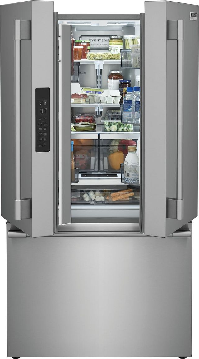 Frigidaire Professional® 23.3 Cu. Ft. Smudge-Proof® Stainless Steel Counter Depth French Door Refrigerator  9