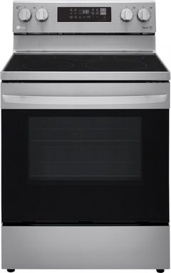 LG 30" Stainless Steel Free Standing Electric Convection Smart Range with Air Fry