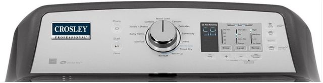 Crosley Professional® 7.4 Cu. Ft. Diamond Gray Electric Dryer 1