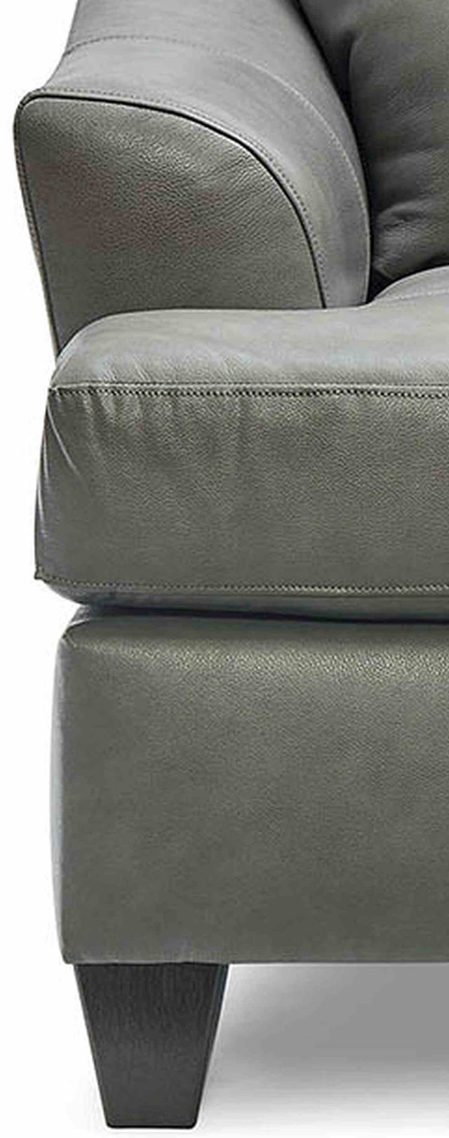 Lane® Home Furnishings Carlisle Silver Leather Chair-1