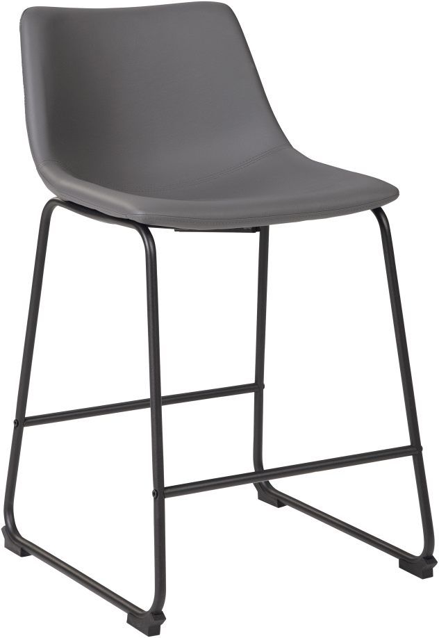 Signature Design by Ashley® Centiar Gray Counter Height Stool