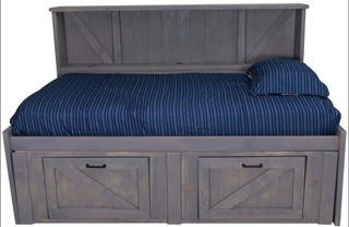 Trendwood Inc. Urban Ranch Urban Gray Roomsaver Full Bed with Deep Drawer Underdresser