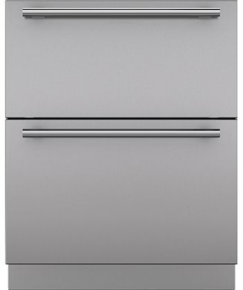 Sub-Zero® 27" Integrated Stainless Steel Drawer Panels with Tubular Handles-0