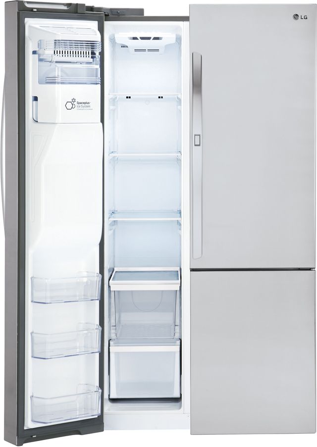 LG 21.74 Cu. Ft. Stainless Steel Counter Depth Side-by-Side Refrigerator 2