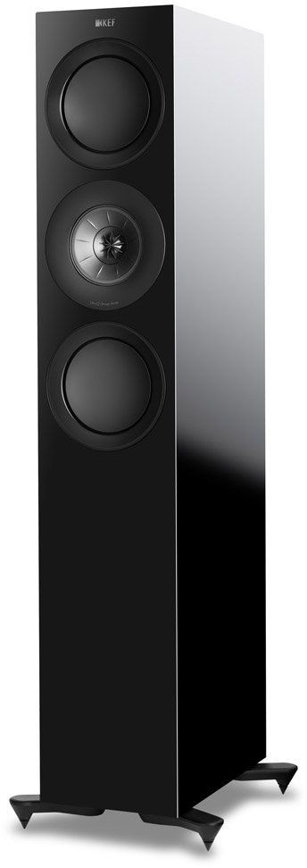 KEF R Series 6.5" Black Gloss Floor Standing Speaker