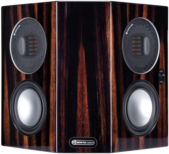 Monitor Audio Gold FX Pair of Piano Ebony On-Wall Speakers