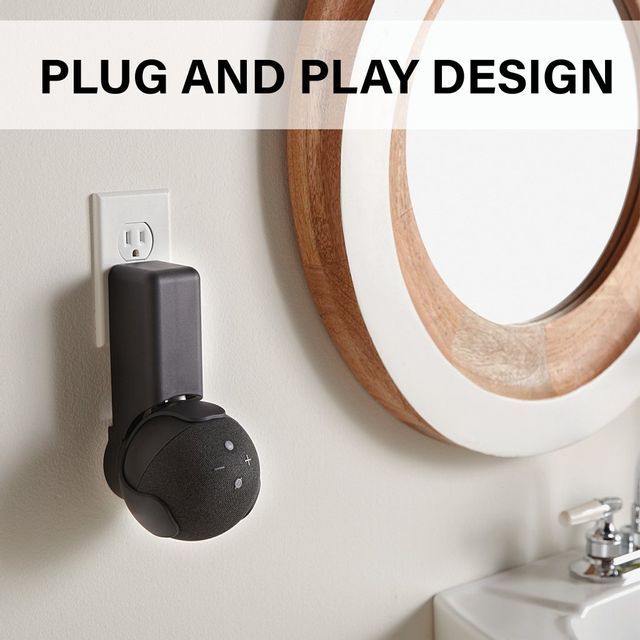 Sanus® Black Amazon Echo Dot (4th Gen) Outlet Hanger 2