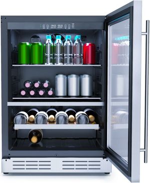 LuxeAir 4.8 Cu. Ft. Stainless Steel Beverage Center