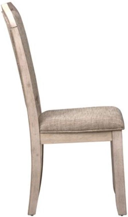 Liberty Willowrun Rustic white Upholstered Side Chair-2
