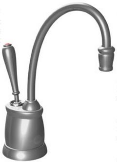 InSinkErator® Indulge Tuscan Satin Nickel Instant Hot Water Dispenser with Swivel Spout
