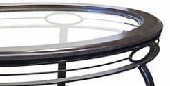 Table de café ovale Signature Forge Design® 1