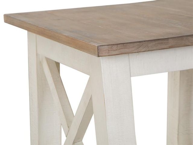 Magnussen Home® Sedley Distressed Chalk White Rectangular End Table-1