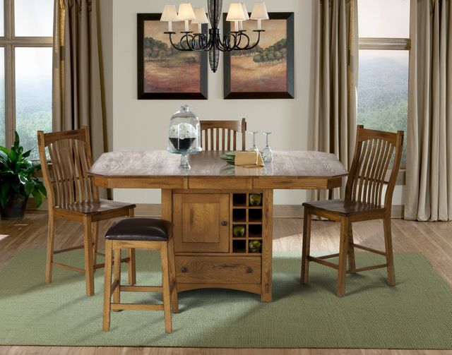 A-America® Laurelhurst Rustic Oak Gathering Table 2