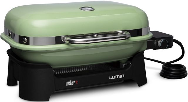 Weber Lumin Compact 1560-Watt Black Electric Grill in the Electric