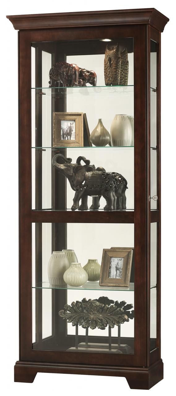Howard Miller® Berends III Espresso Curio Cabinet-0