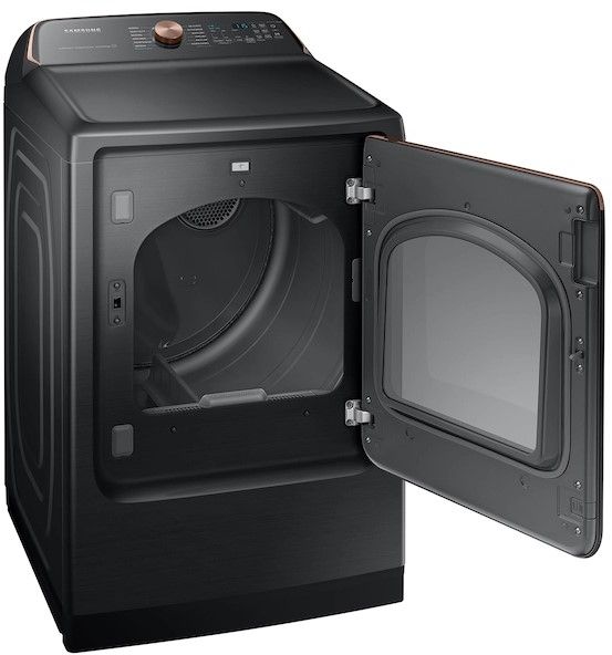 Samsung 7.4 Cu. Ft. Brushed Black Gas Dryer-1
