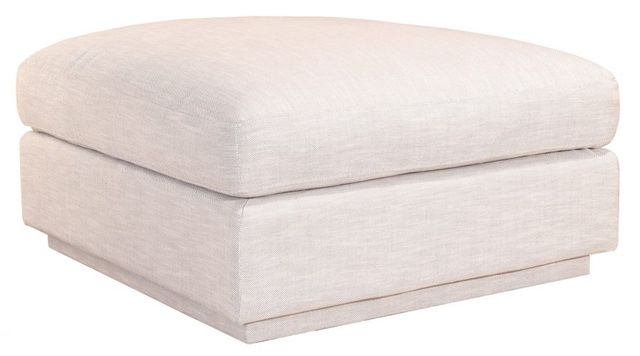 Moe's Home Collection Justin Taupe Ottoman