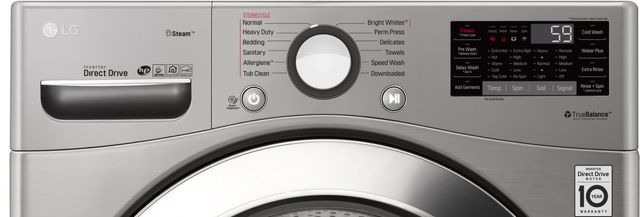LG Front Load Washer-Graphite Steel-1