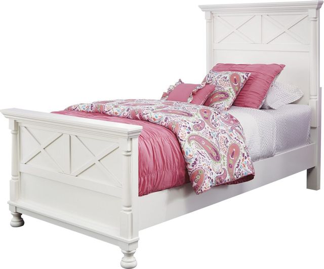Signature Design by Ashley® Kaslyn 4 Piece White Twin Bedroom Set-1