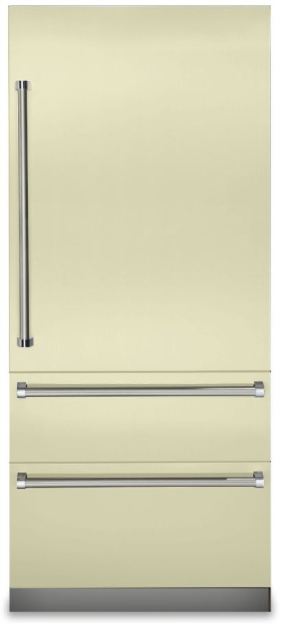 Viking® Professional 7 Series 20.0 Cu. Ft. Stainless Steel Fully Integrated Bottom Freezer Refrigerator 54