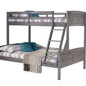 Donco Trading Company Louver Twin Over Full Bunk Bed