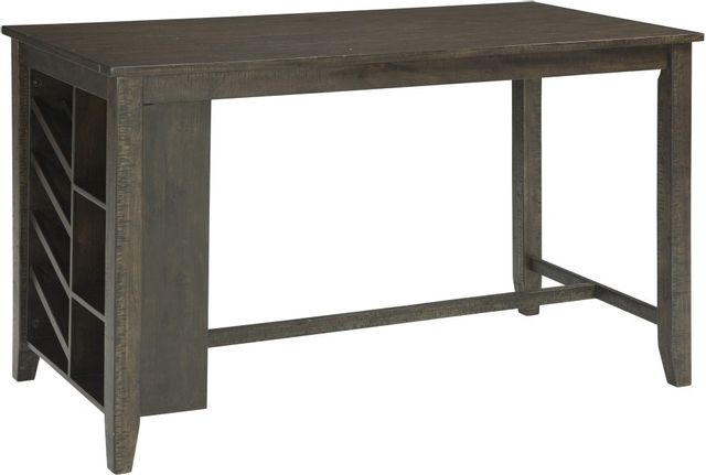 Signature Design by Ashley® Rokane Brown Counter Height Dining Table-0