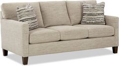 Craftmaster® Design Option M Series Graystone 41 Beige Three Cushion Sofa 