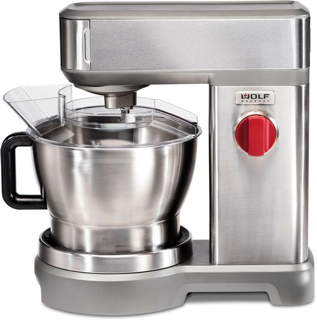 Wolf® Gourmet Stainless Steel Stand Mixer-1