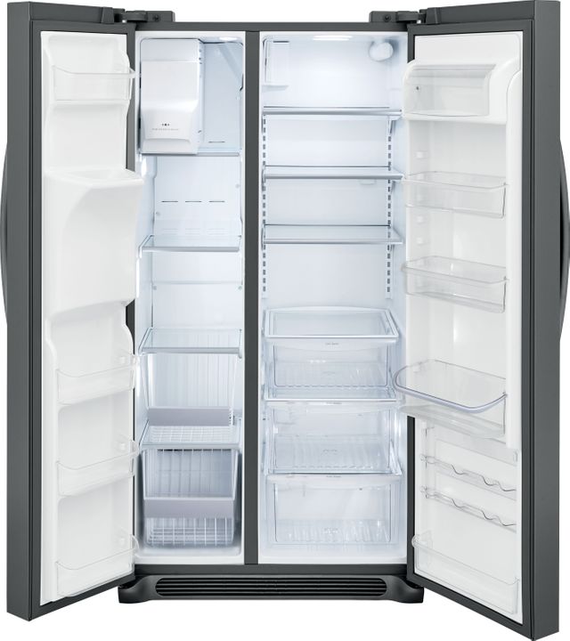 Frigidaire Gallery® 22.0 Cu. Ft. Black Stainless Steel Counter Depth Side-By-Side Refrigerator 1