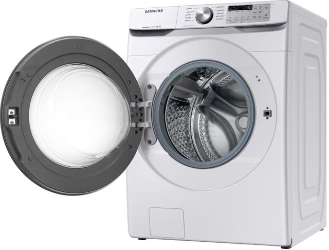 Samsung 4.5 Cu. Ft. White Front Load Washer-WF45T6200AW-3