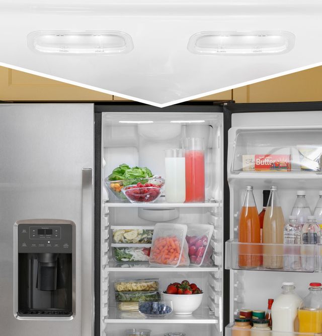 GE® 25.3 Cu. Ft. Bisque Side-by-Side Refrigerator 37