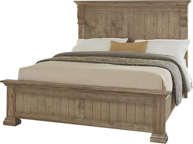 Artisan & Post by Vaughan-Bassett Carlisle Warm Natural Corbel Bed ...