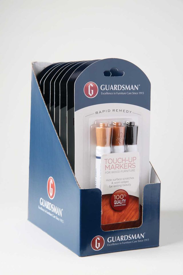 Guardsman® Brown Wood Finish Touch-Up Markers in Shelf-Tray