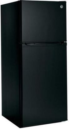 GE® Series 11.6 Cu. Ft. Top Freezer Refrigerator-Black-0