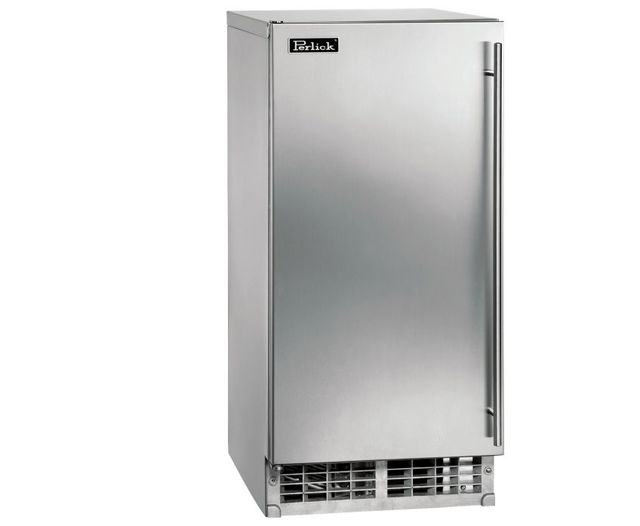 Perlick Signature Series 15" Stainless Steel ADA-Compliant Ice Maker 0