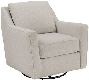 Fusion Furniture Labradoodle Beige Swivel Accent Chair