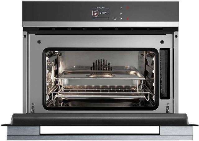 Fisher & Paykel 24” Black Glass Built In Electric Single Oven 1